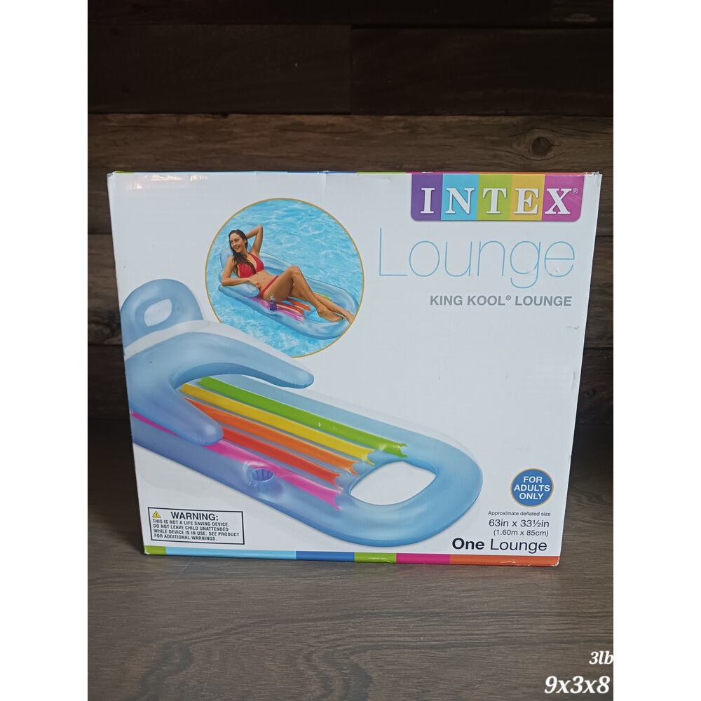 Intex King Kool Lounge Inflatable Pool Lounge